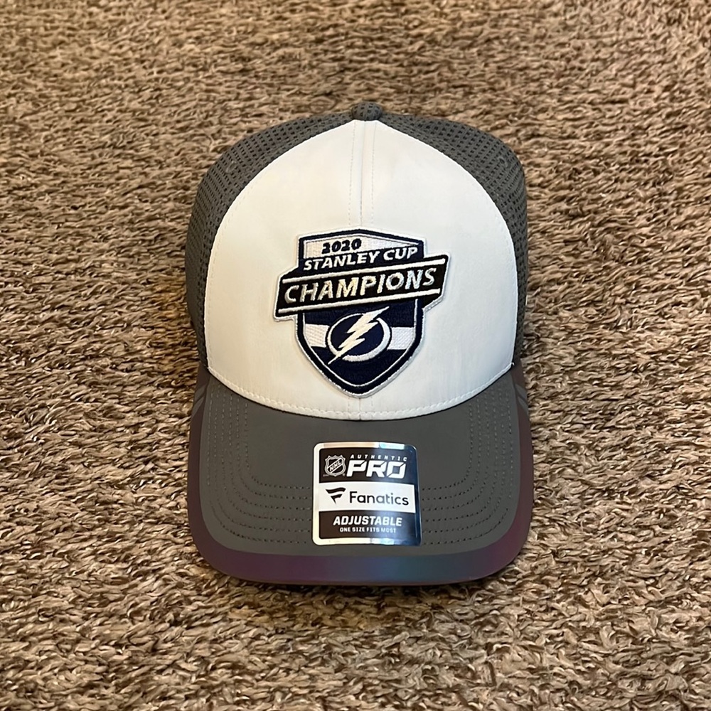 COPY - Tampa Bay Lightning 2020 Stanley Cup Champions Adjustable Cap